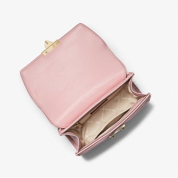 Michael Kors Pink Quilted Crossbody Bag - Picture 2 of 10